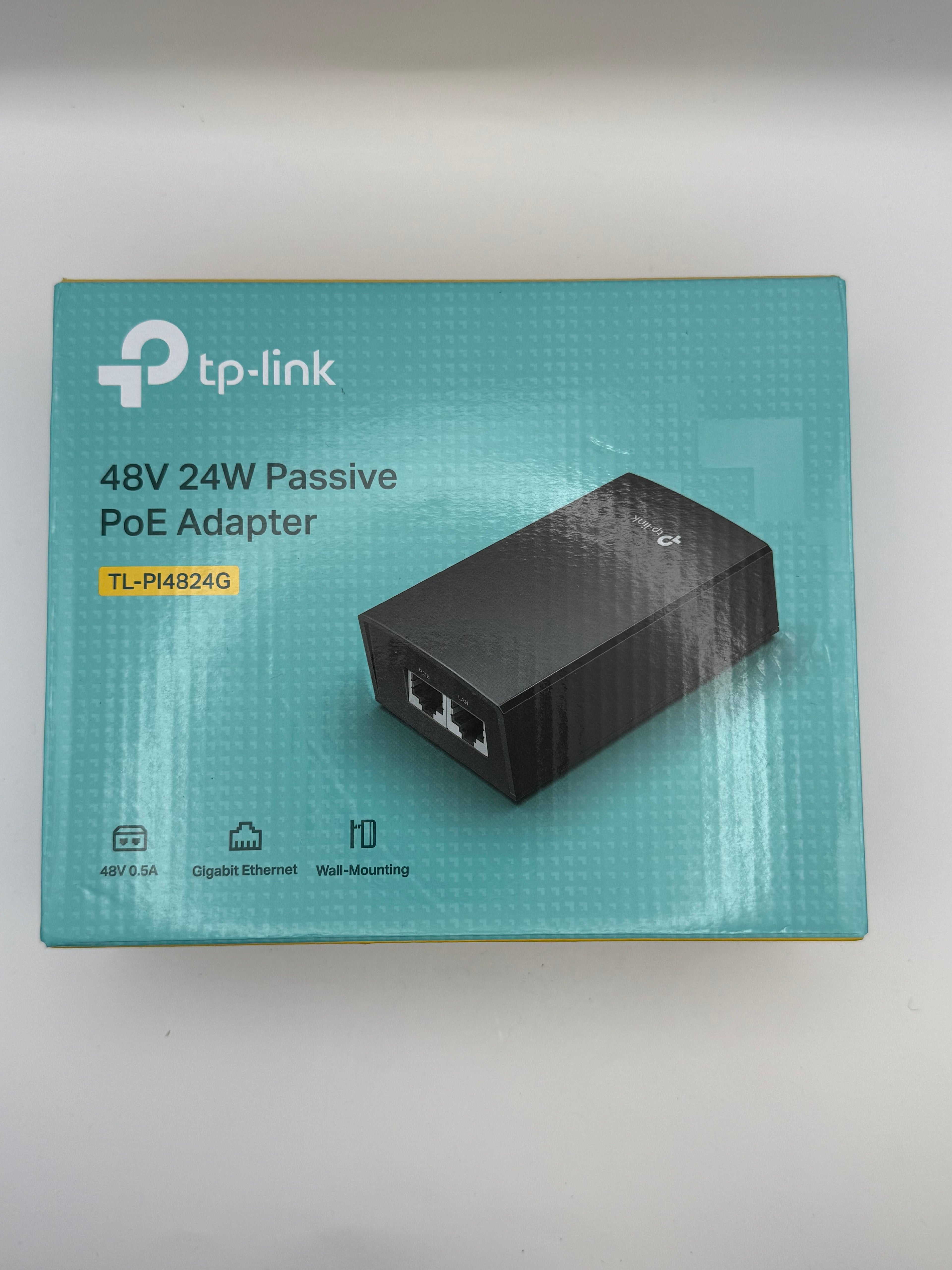 TP-Link TL-PI4824G 48V/24W DC Passive PoE Injector