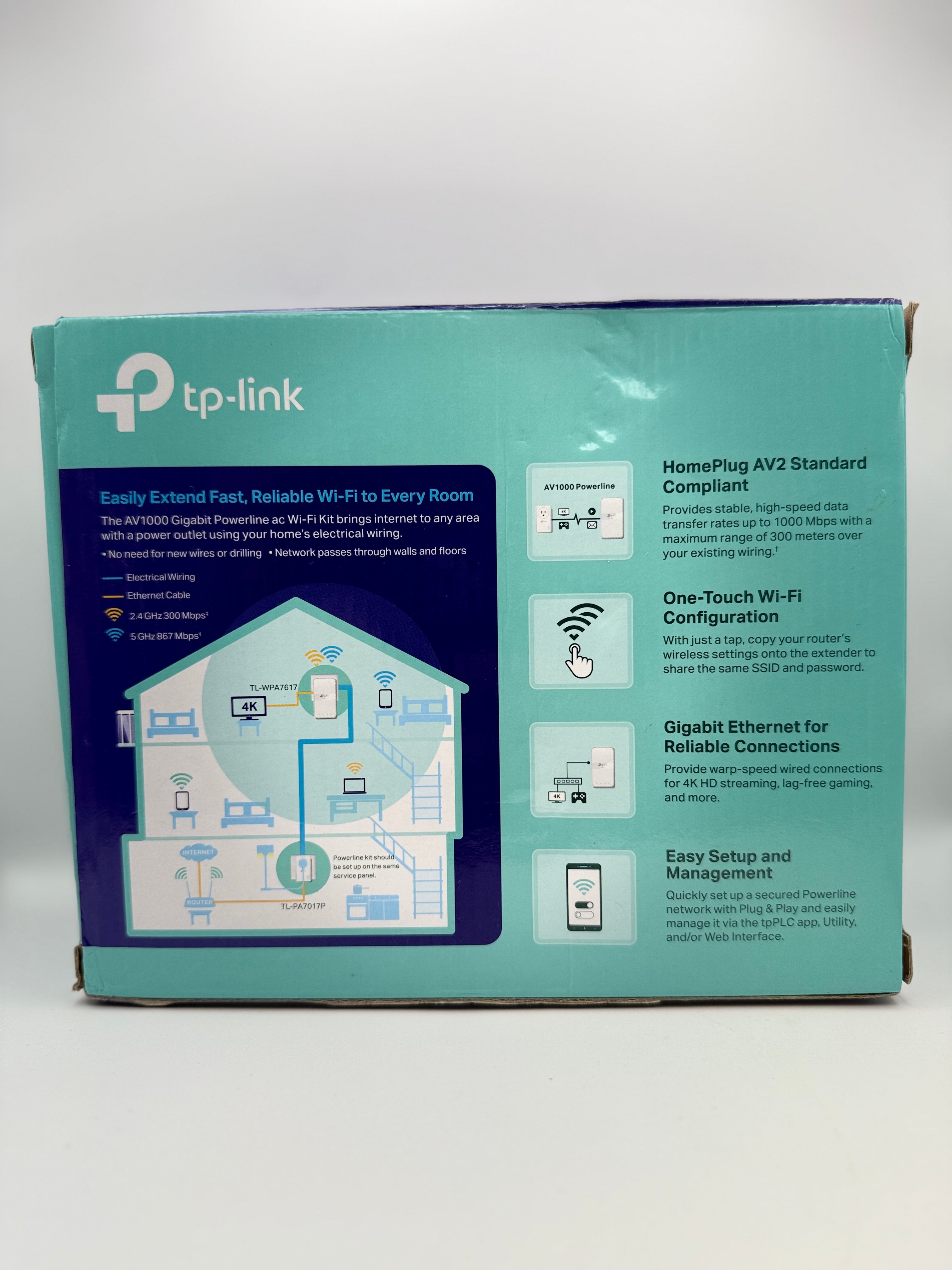 TP-Link Powerline WiFi Extender TL-WPA7617 KIT