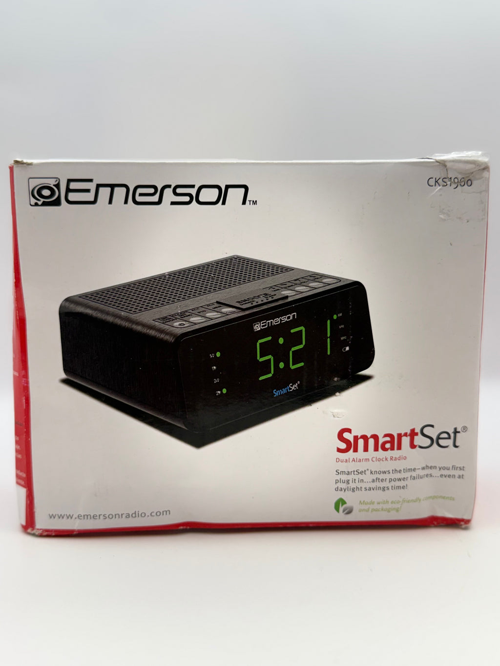 Emerson SmartSet Dual Alarm Clock Radio