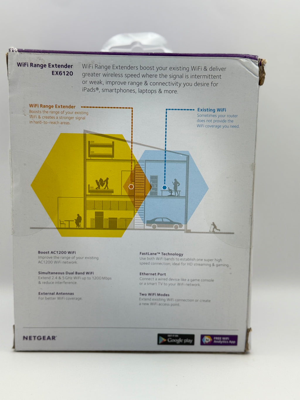 Netgear Wi-Fi Range Extender EX6120