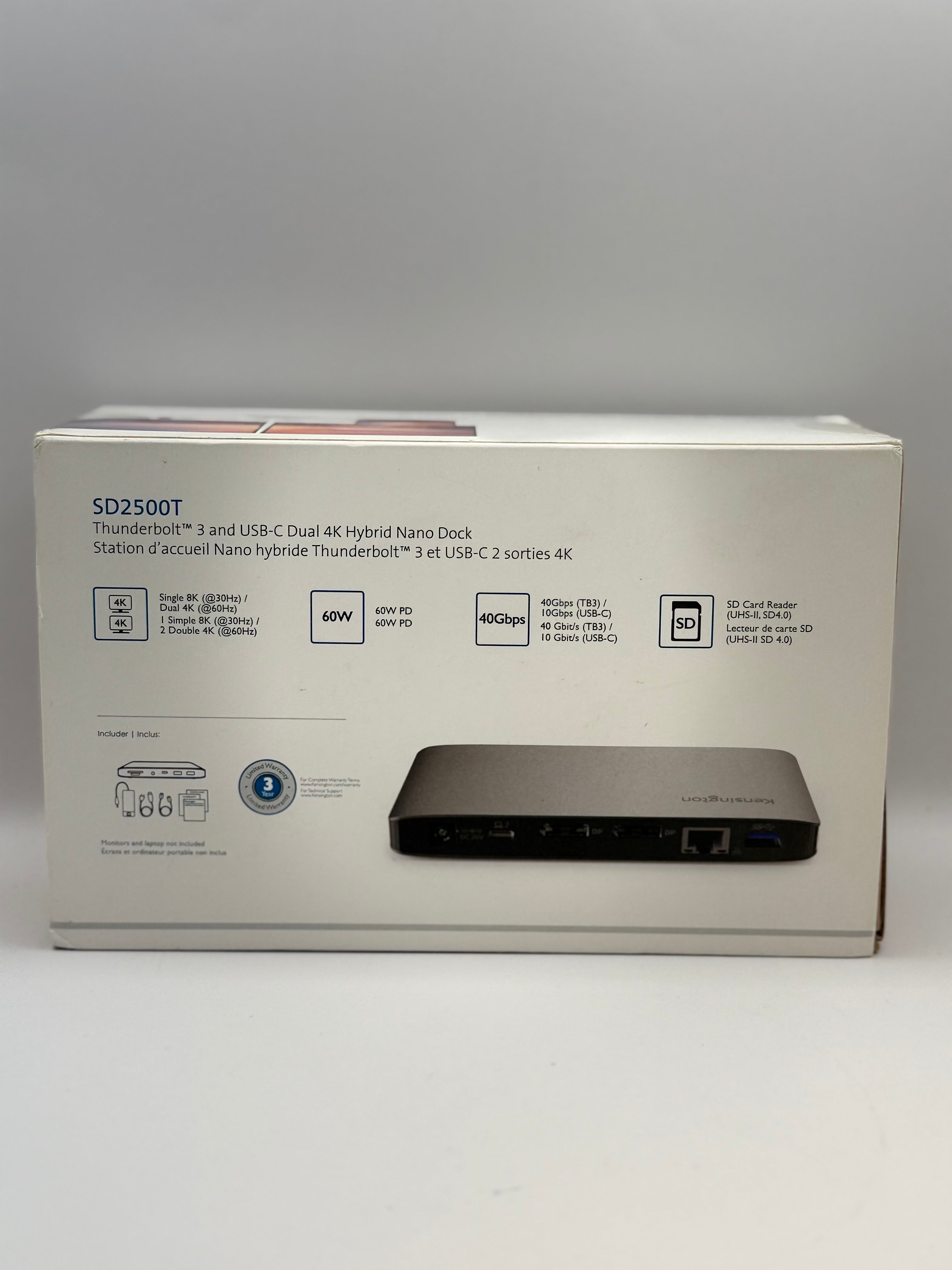 Kensington SD2500T Thunderbolt 3 and USB-C Docking Station