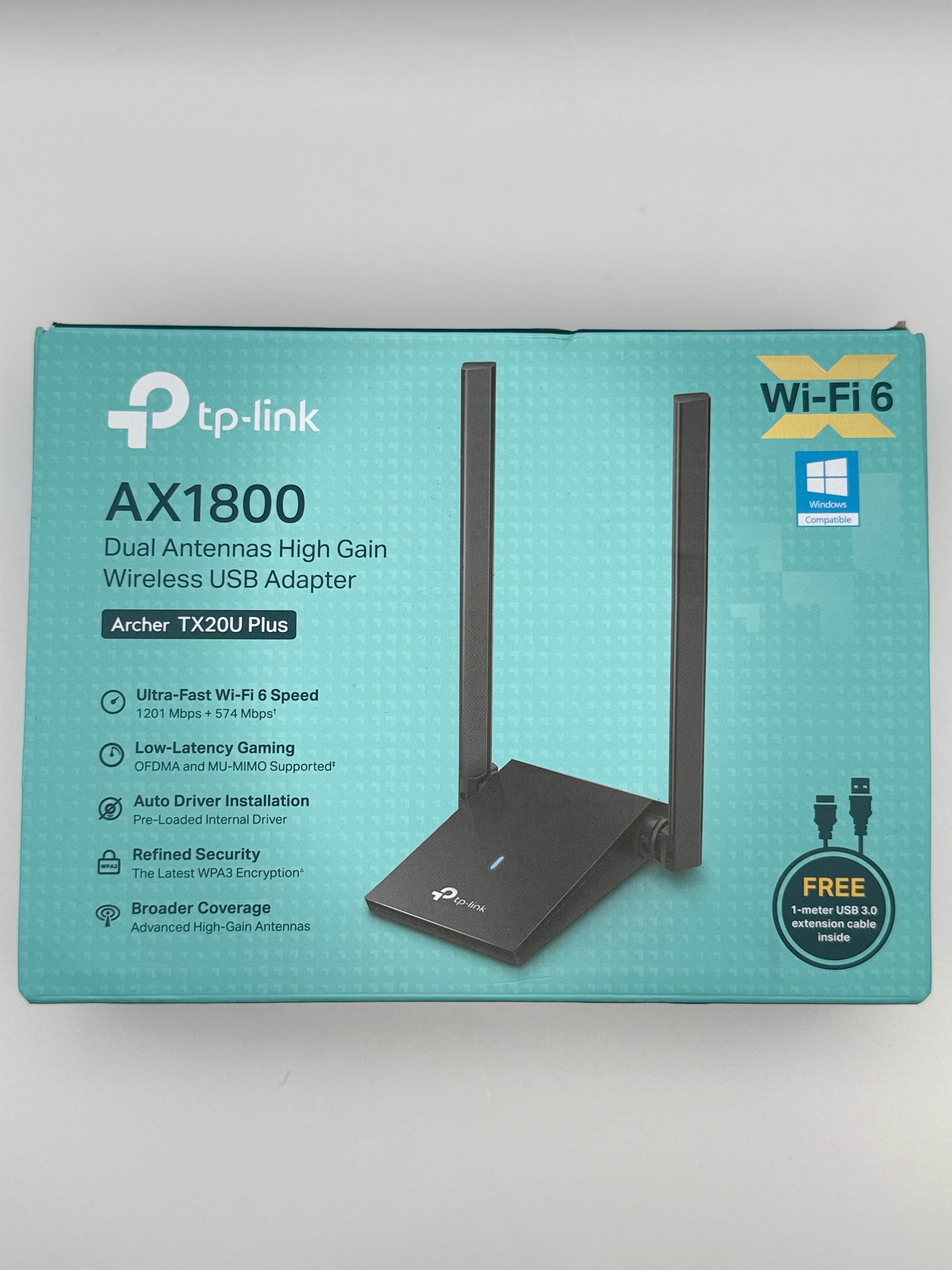 TP-Link AX1800 WiFi 6 USB Adapter for Desktop PC (Archer