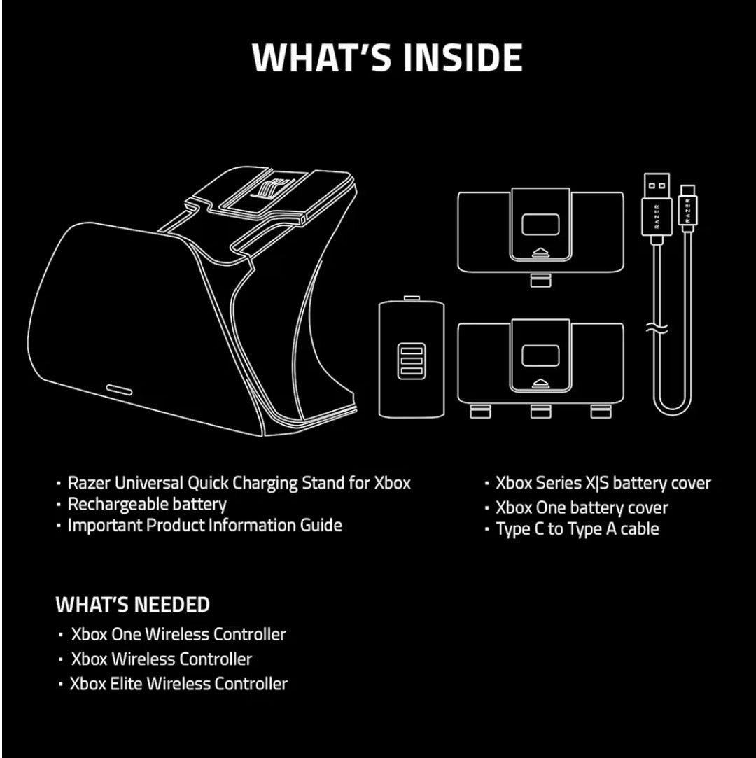 Razer Universal Quick Charging Stand for Xbox Series X|S
