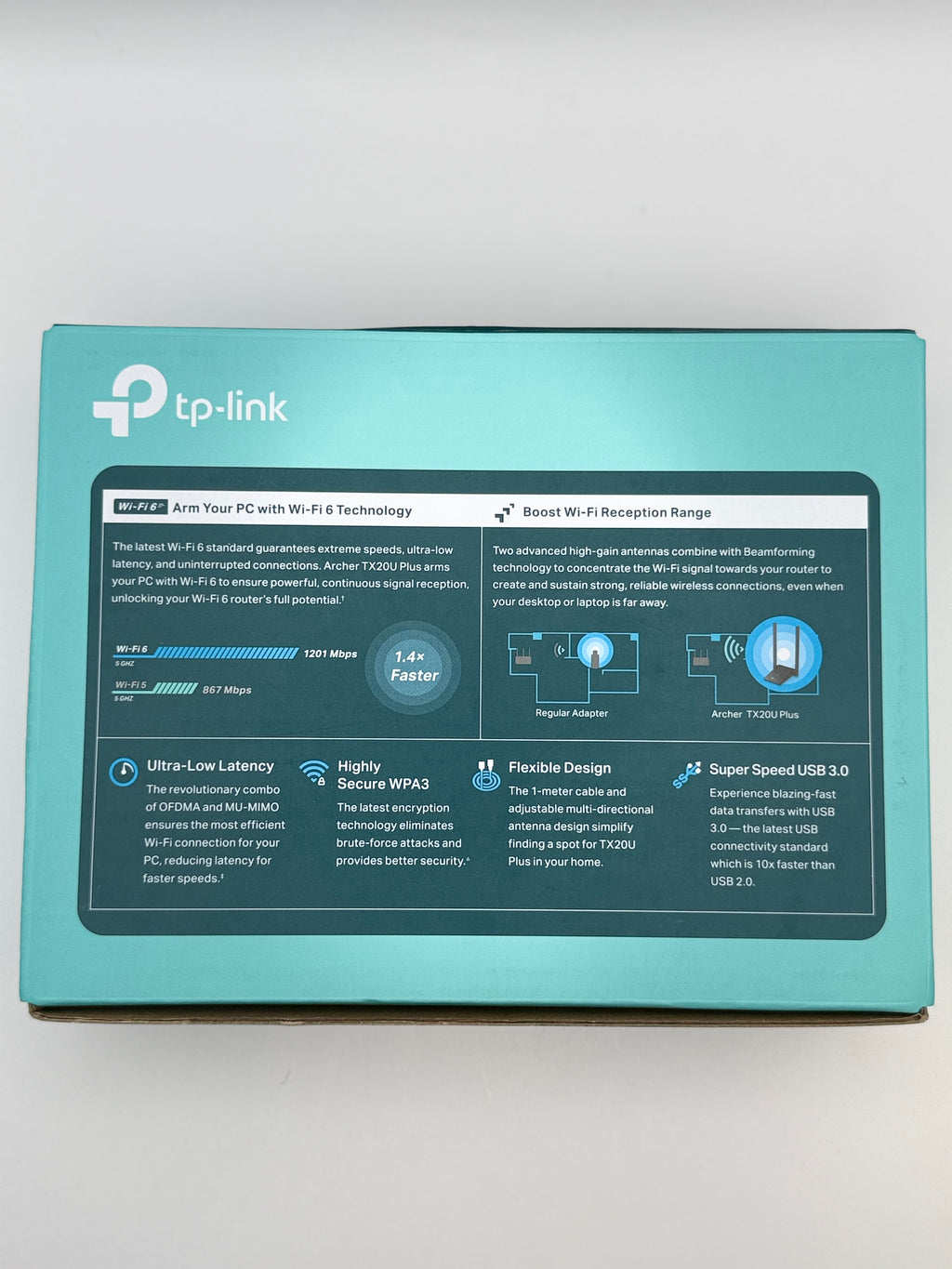 TP-Link AX1800 WiFi 6 USB Adapter for Desktop PC (Archer