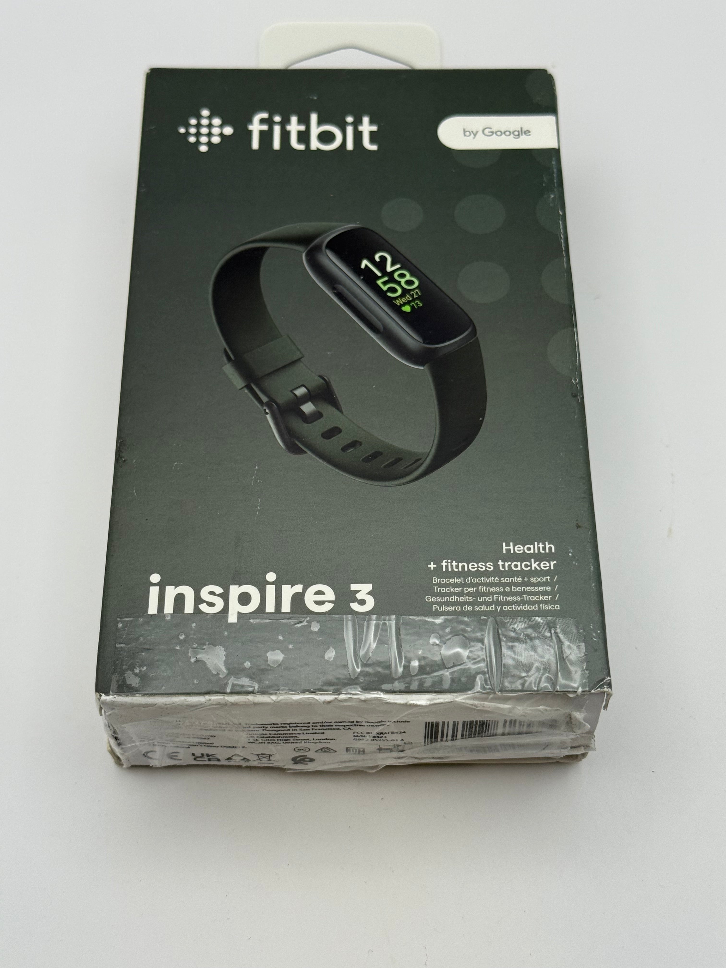 Fitbit Inspire 3 Health &-Fitness-Tracker damage box new inside ￼