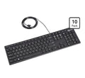 Amazon Basics Wired QWERTY Keyboard, Full-Sized, Black