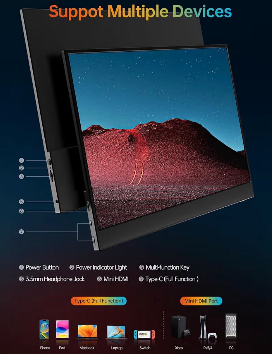 VILVA Portable-Monitor-for-Laptop