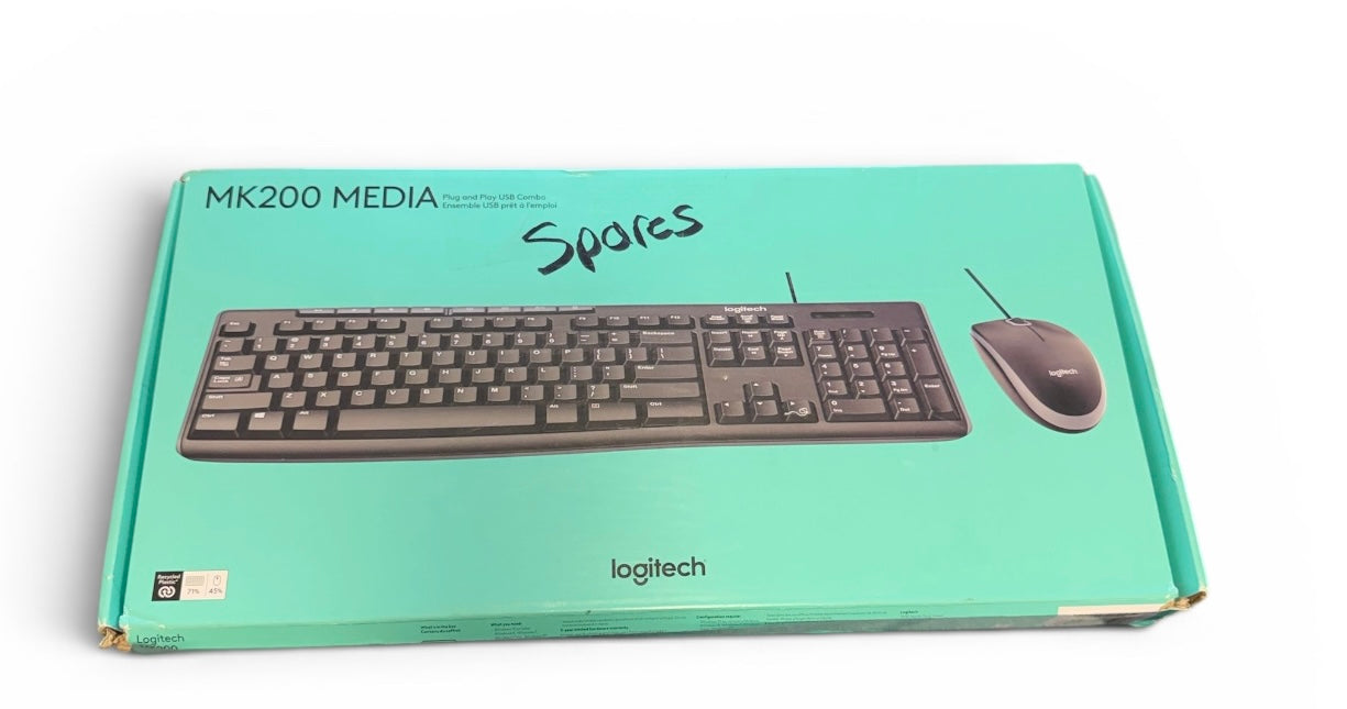 Logitech Media Combo MK200 Full-Size Keyboard