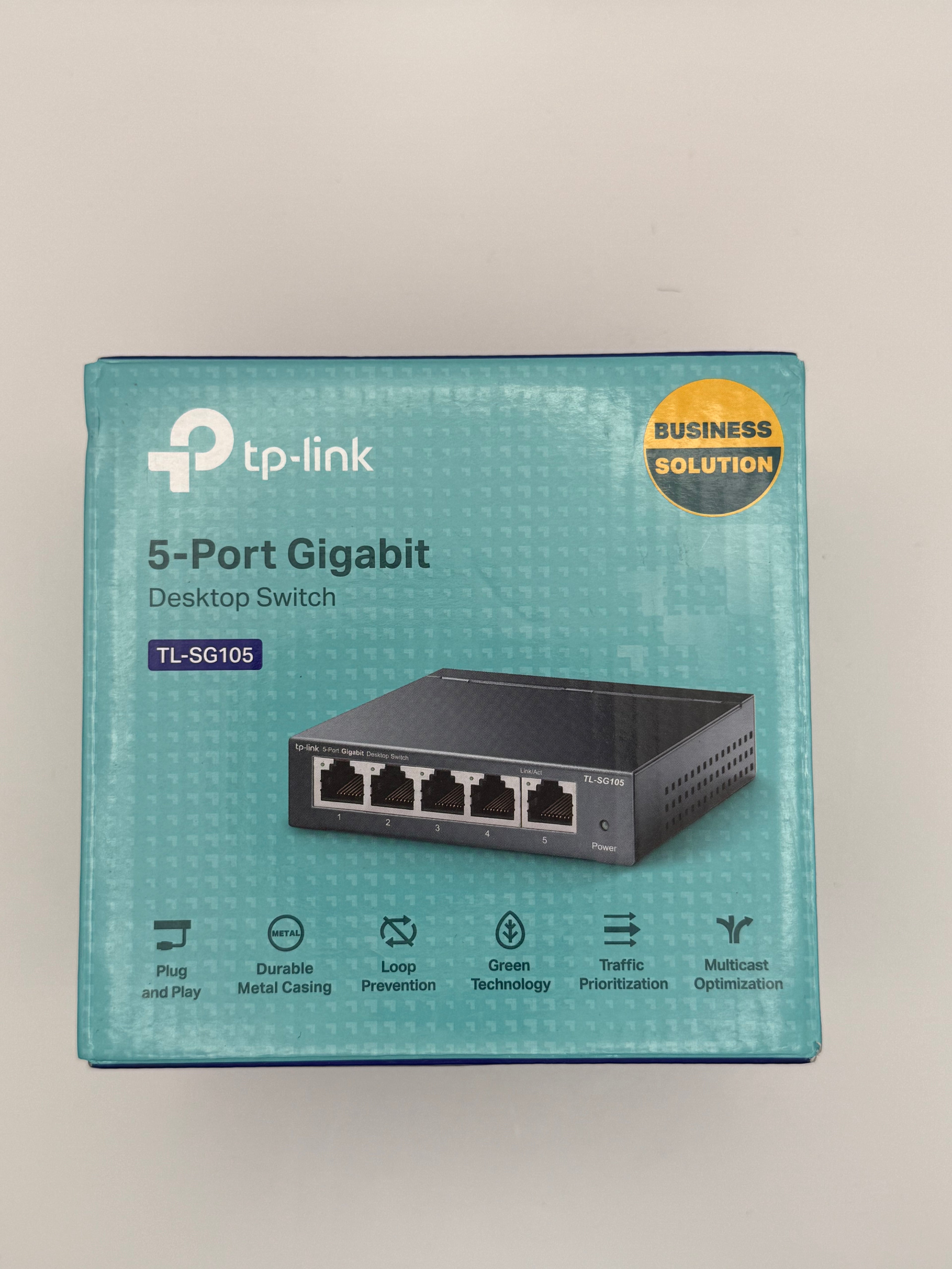 TP-Link TL-SG105, 5 Port Gigabit Unmanaged Ethernet Switch