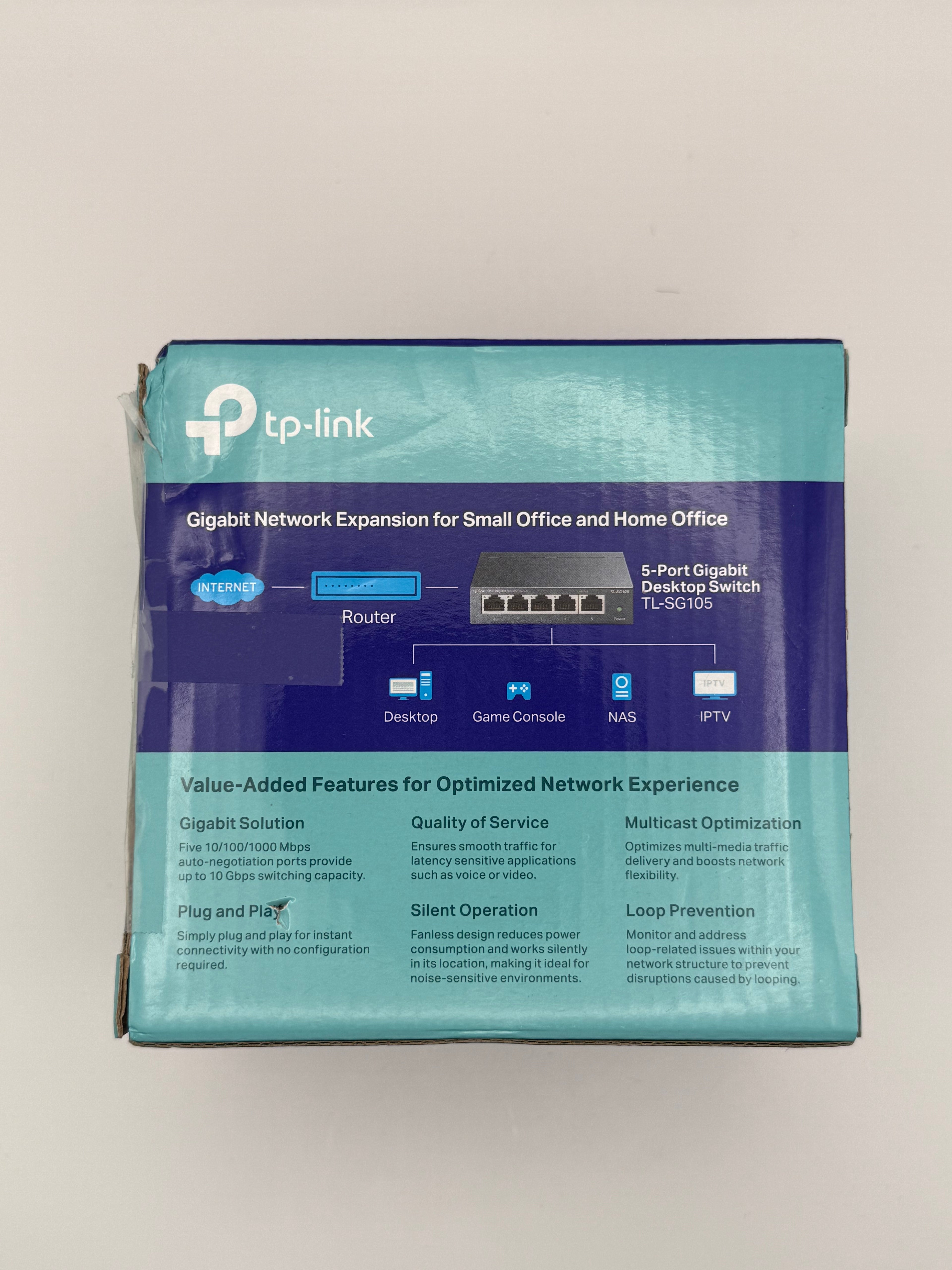 TP-Link TL-SG105, 5 Port Gigabit Unmanaged Ethernet Switch