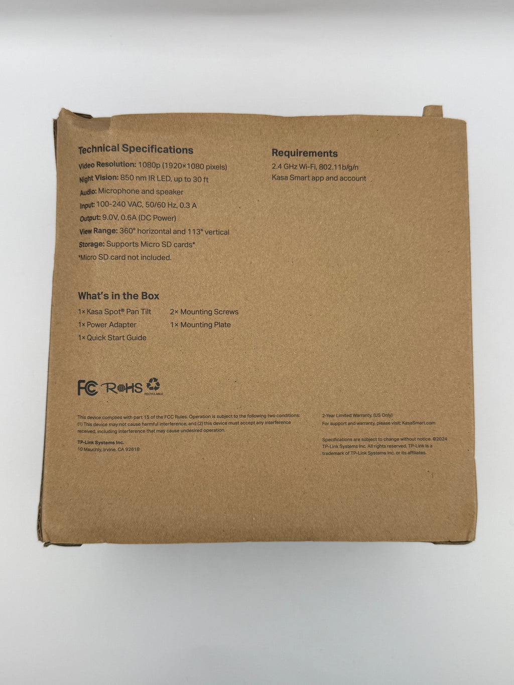 Kasa Smart Security Camera for Baby monitor, 1080p HD