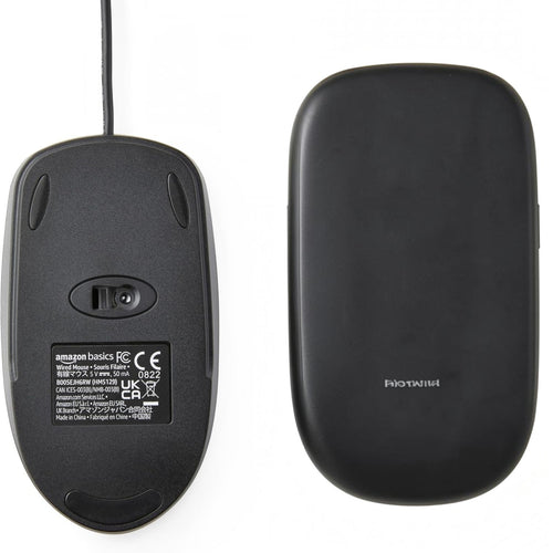 Amazon Basics 3-Button USB Wired Mouse