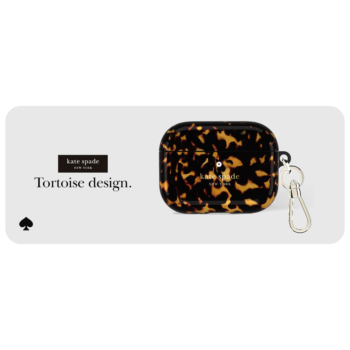 kate spade new york AirPods Pro 3 Protective Case - Tortoise - product view 3