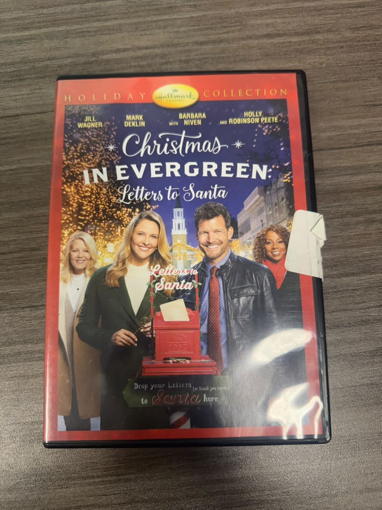 Christmas in Evergreen Letters to Santa Hallmark DVD front cover