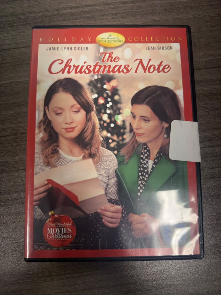 The Christmas Note Hallmark DVD front cover