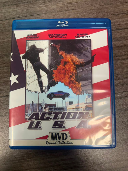 Action U.S.A. MVD Rewind Collection Blu-ray front cover