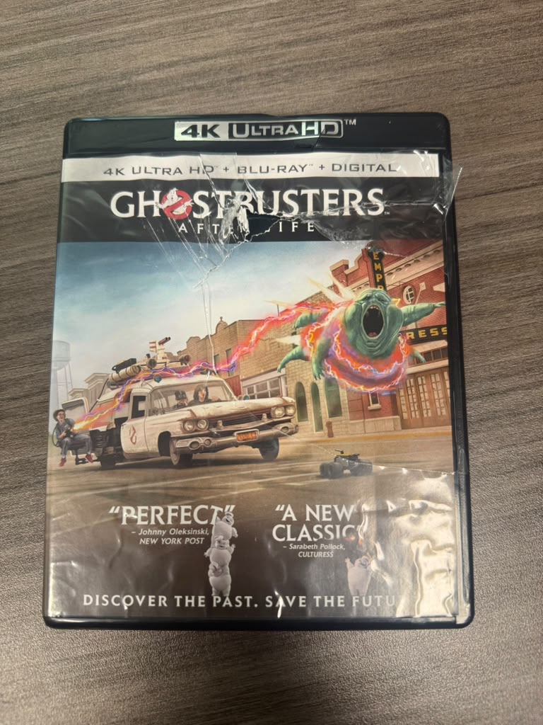 Ghostbusters Afterlife 4K Ultra HD plus Blu-ray front cover