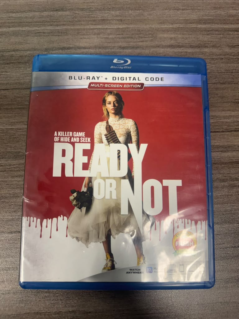 Ready or Not Blu-ray plus Digital front cover