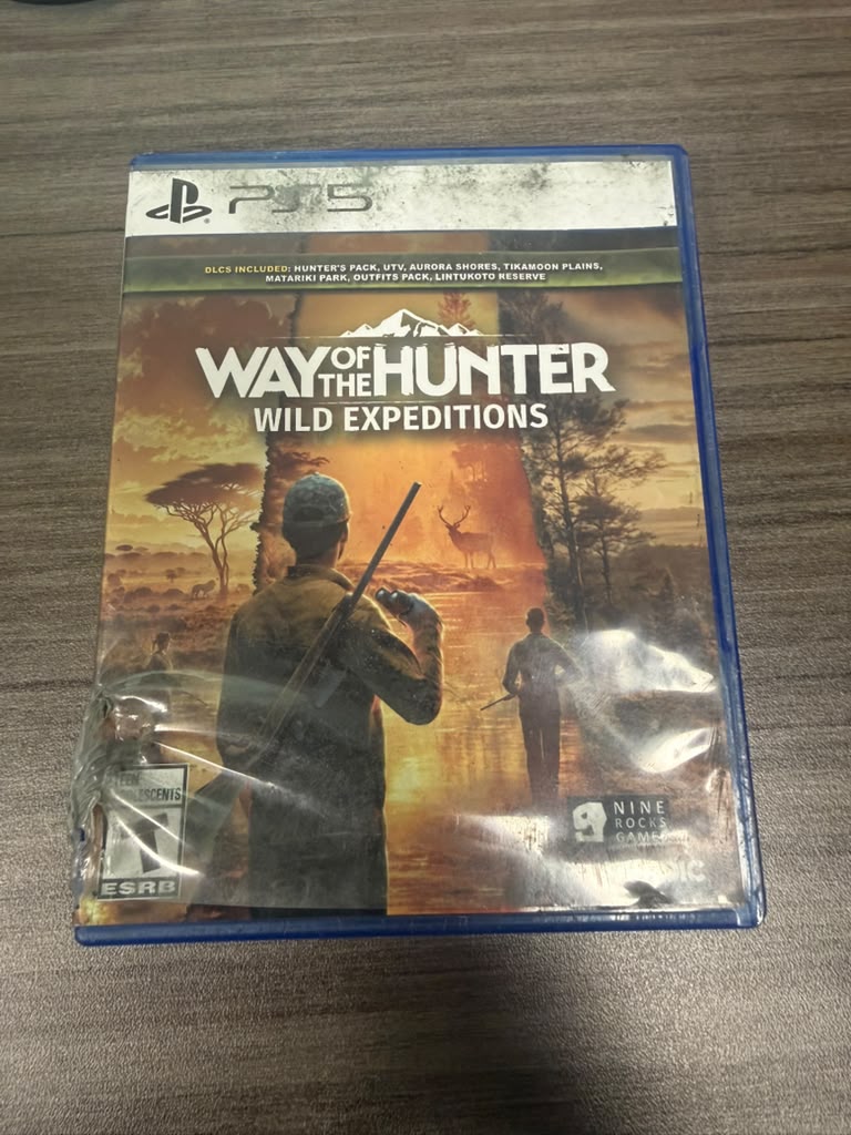 Way of the Hunter Wild Expeditions PlayStation 5 game front cover