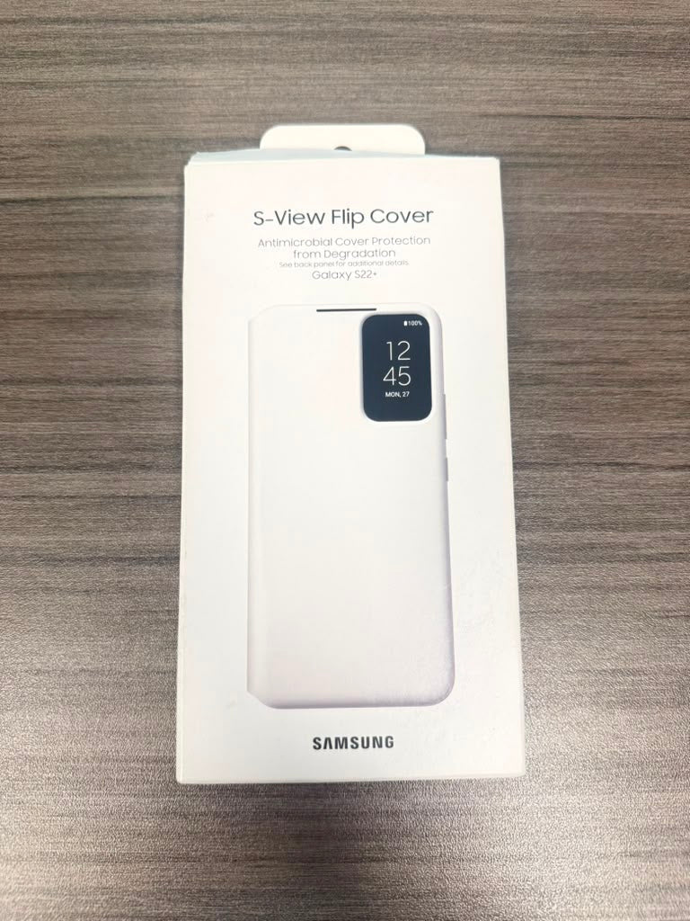 Samsung Galaxy S22 Plus S-View Flip Cover package