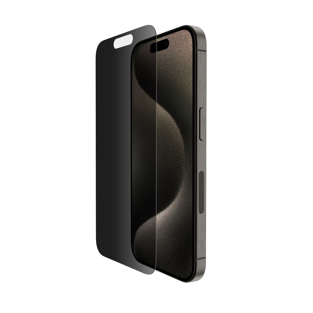Belkin ScreenForce privacy tempered glass screen protector for iPhone 15 Pro