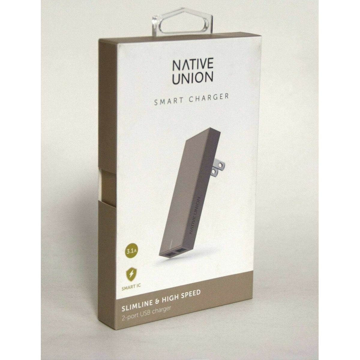 Native Union SMART 3.1A Dual USB-A Wall Charger - Taupe - product view 1