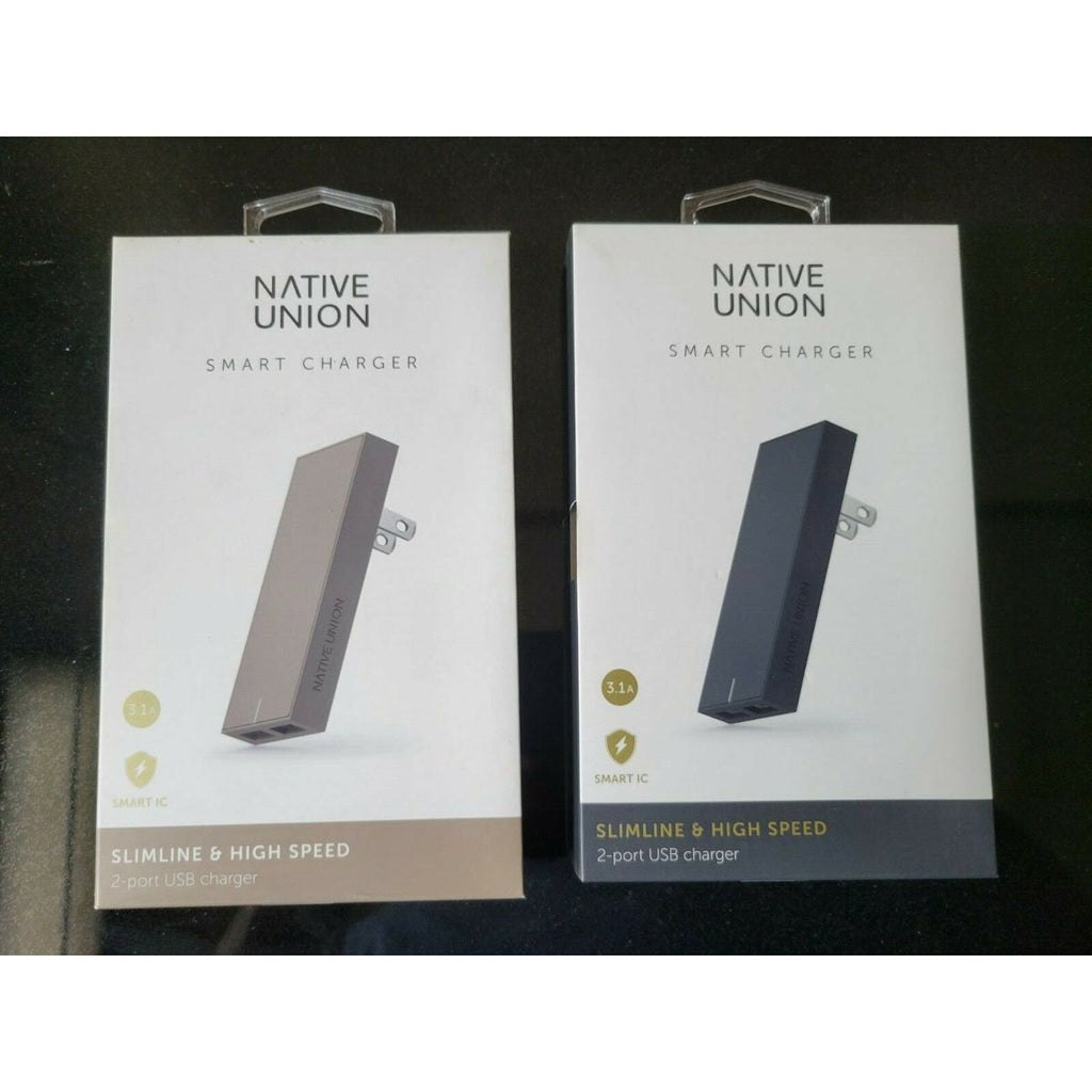 Native Union SMART 3.1A Dual USB-A Wall Charger - Taupe - product view 2