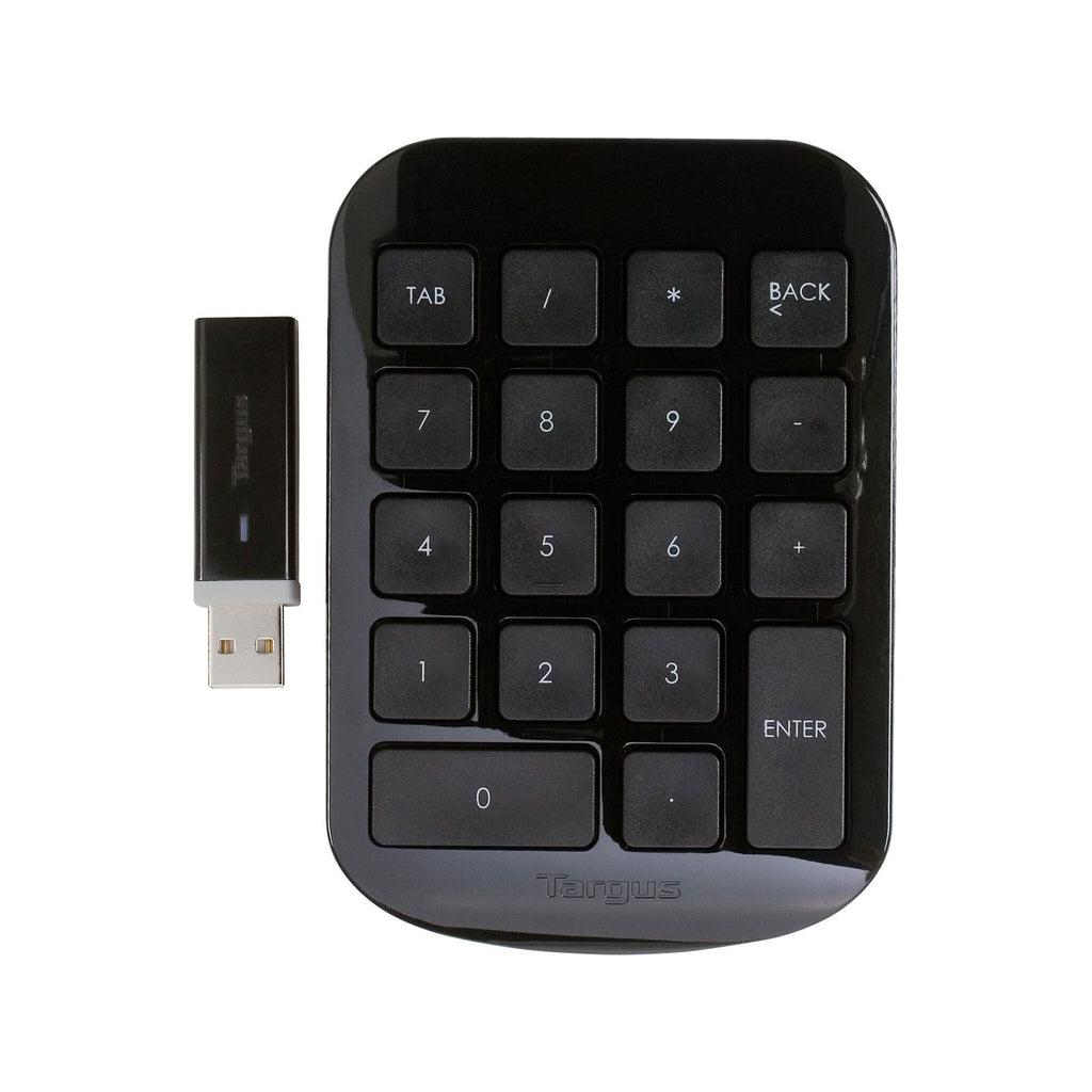 Targus wireless numeric keypad with nano USB receiver