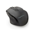 Amazon Basics Computer Mouse Wireless, Ergonomic, 2.4 GHz Optical, DPI Adjustable, Compatible With PC, Mac, Laptop, Black