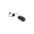 Verbatim Wired Optical USB-C Mini Mouse – Plug & Play Corded Small Travel Mouse – Black 70744