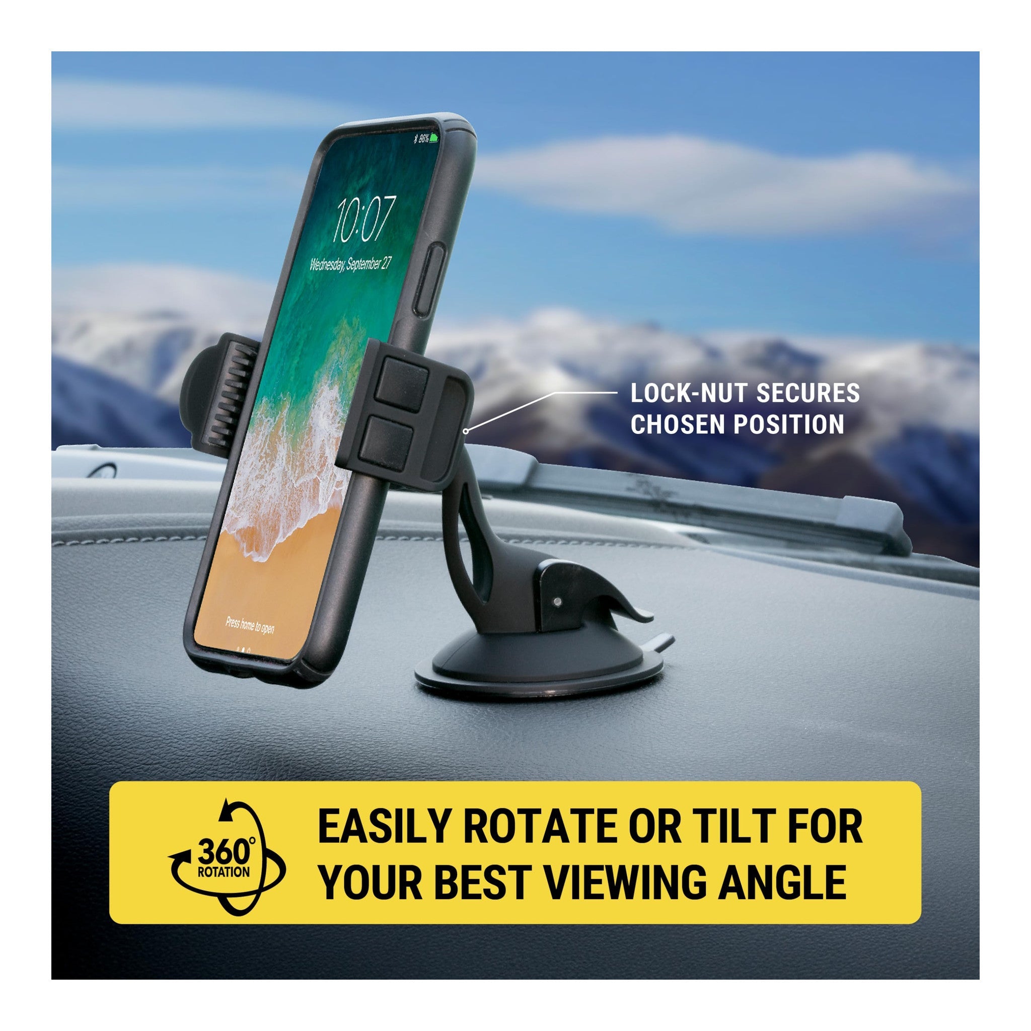 Scosche HDVM universal three-in-one car phone mount – image 1