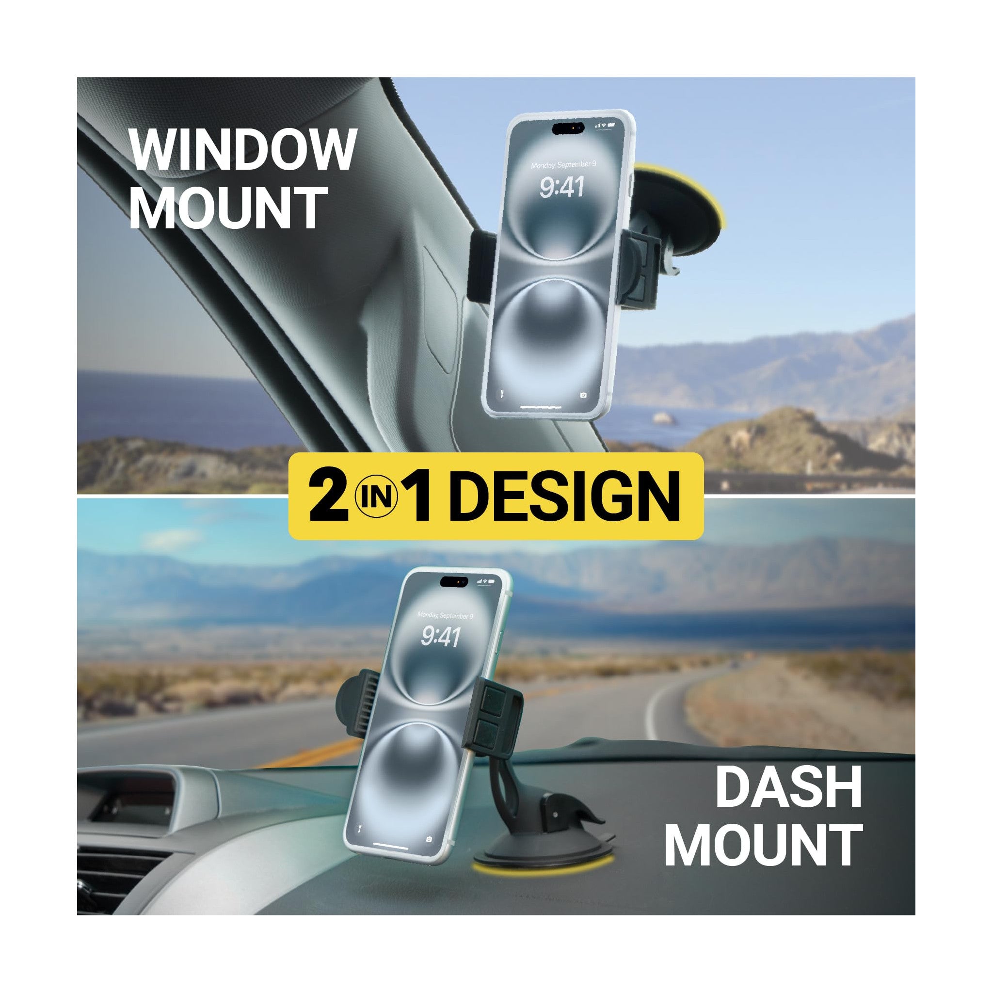 Scosche HDVM universal three-in-one car phone mount – image 3