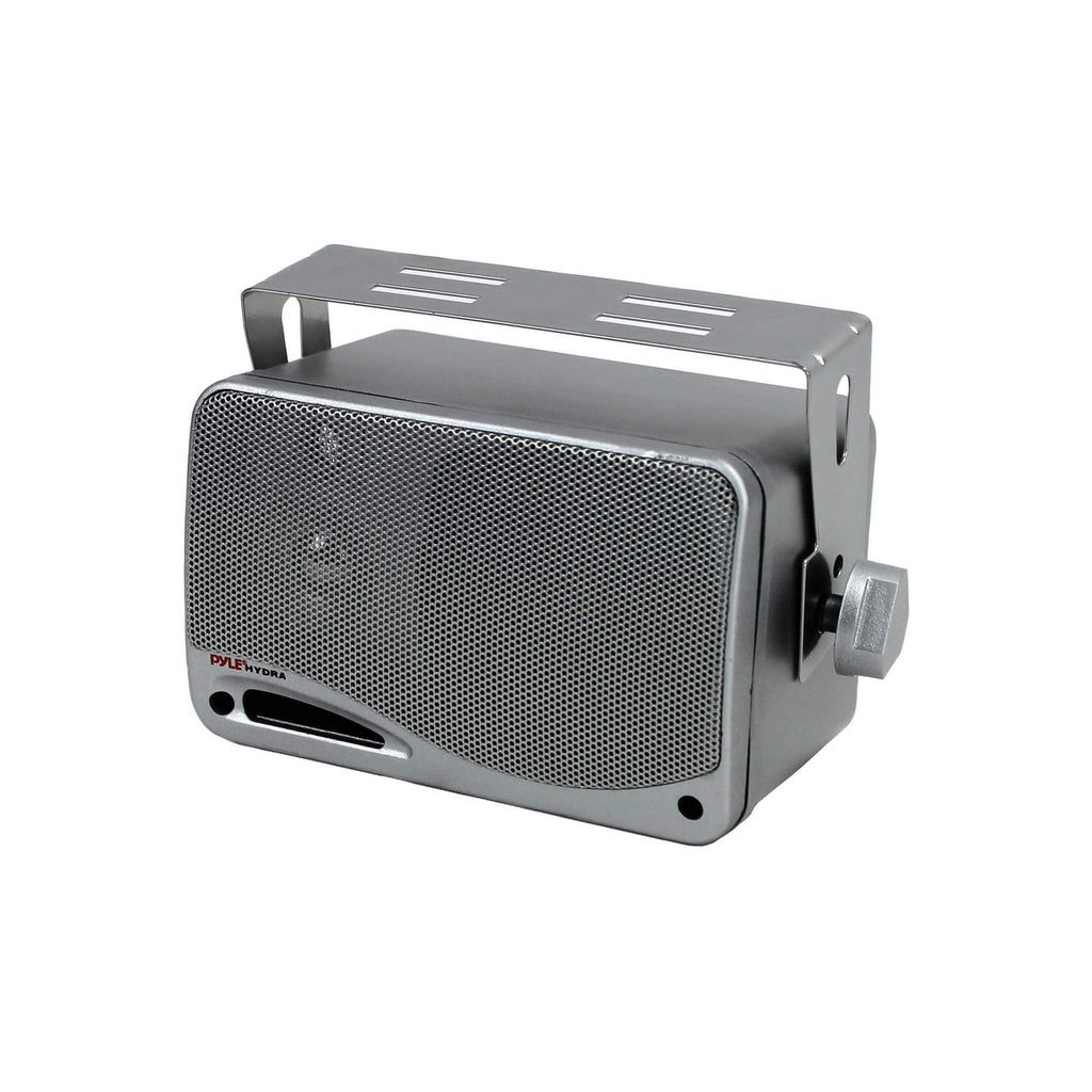 Pyle PLMR24S silver marine speakers — image 1