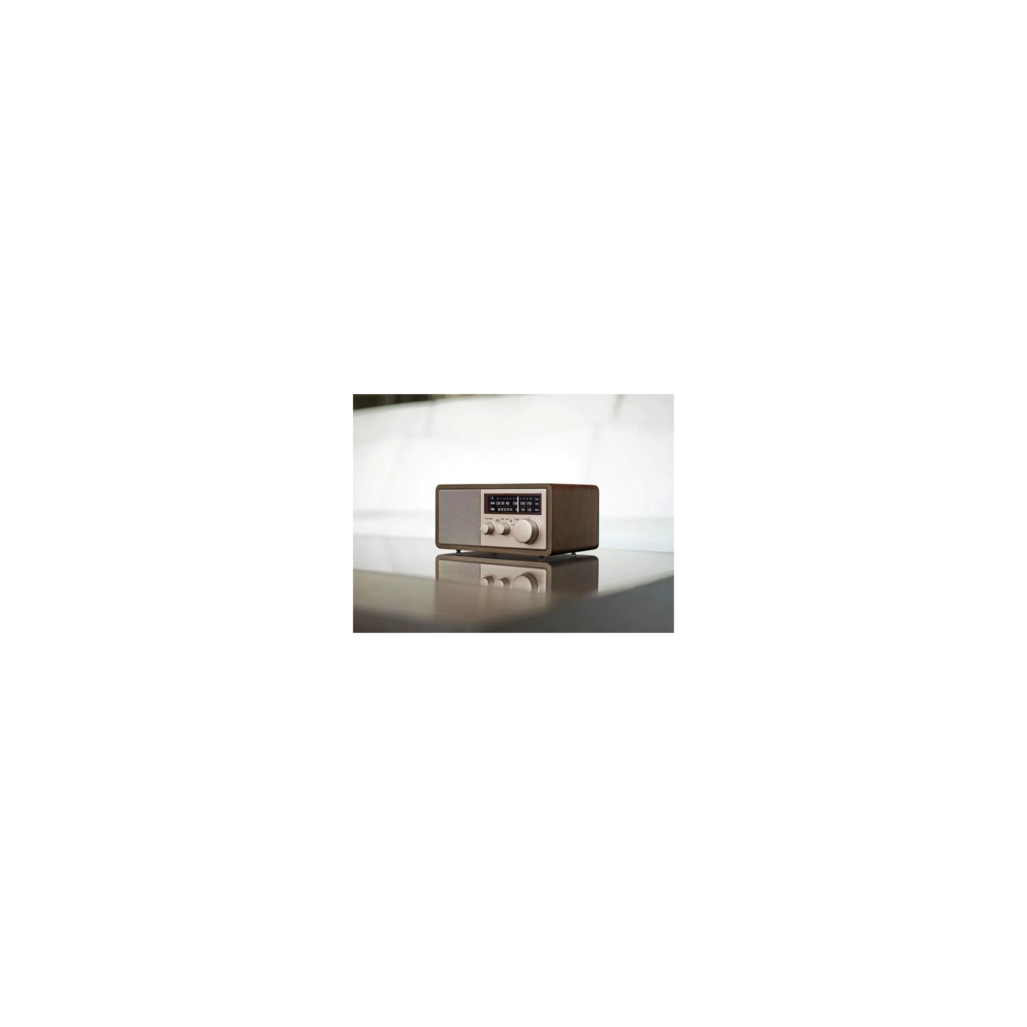 Sangean WR-16 Bluetooth wooden radio — image 1