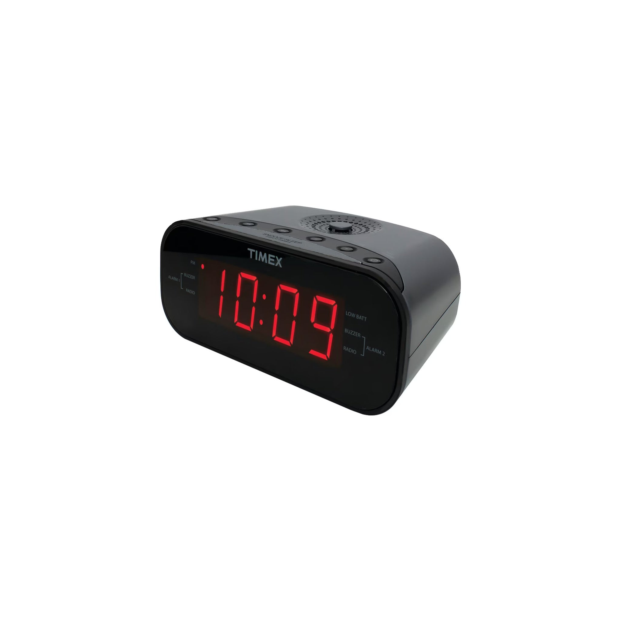 Timex T231G AM/FM Dual Alarm Clock Radio with 1.2-Inch Display and Line-in Jack (Gunmetal)