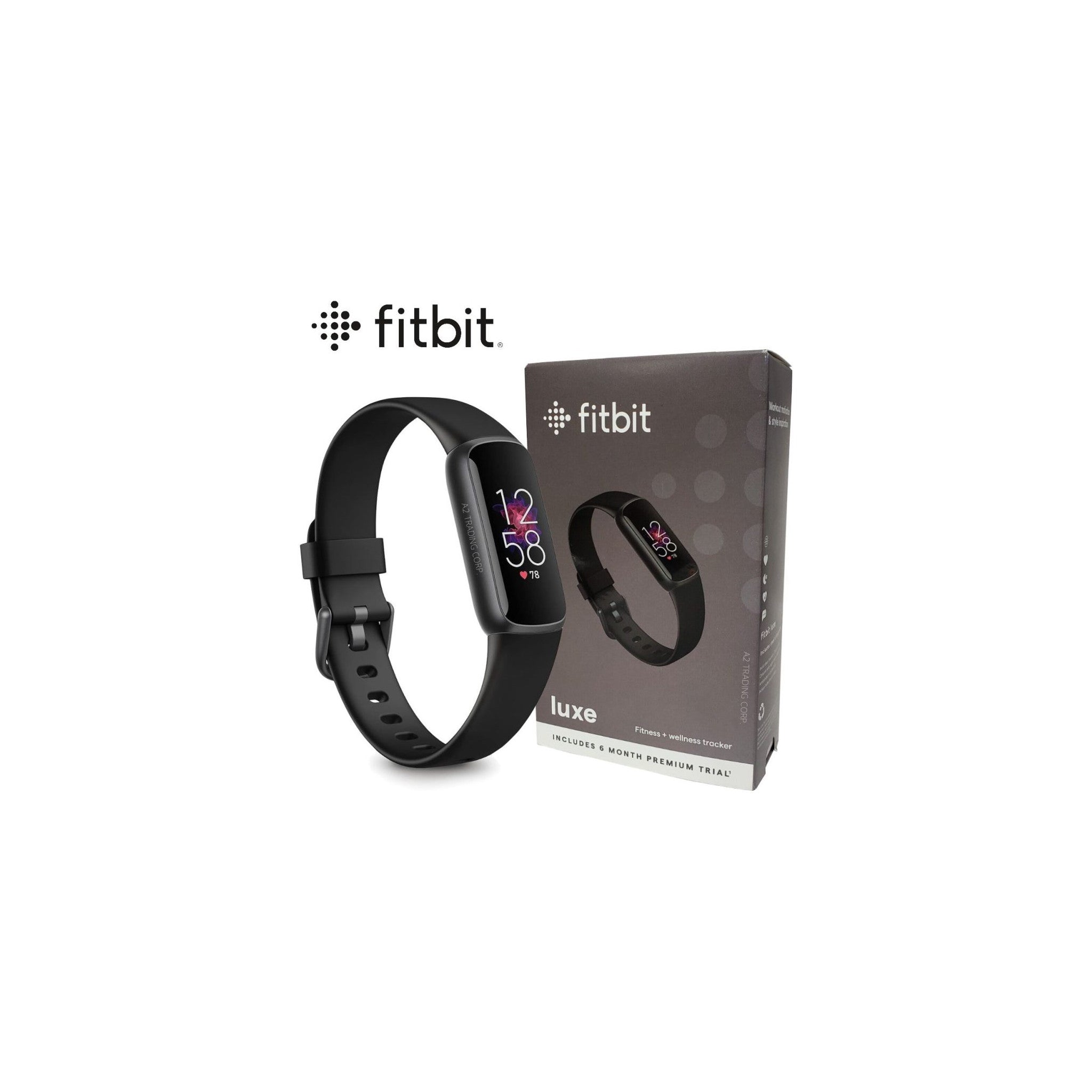 Fitbit Luxe-Fitness and Wellness-Tracker with Stress Management, Sleep-Tracking and 24/7 Heart Rate, One Size S L Bands Included, Lunar W...