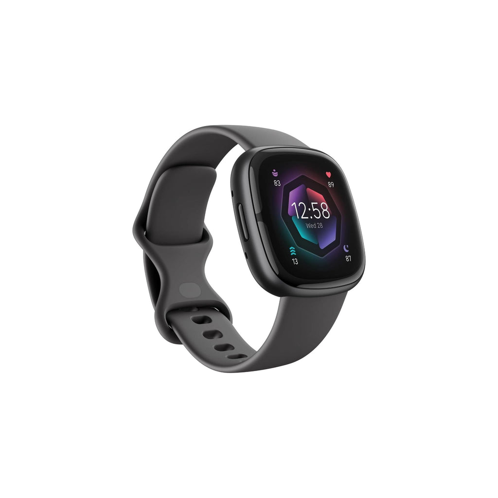 Fitbit Sense 2 Advanced Health and Fitness Smartwatch with Tools to Manage Stress and Sleep, ECG App, SpO2, 24/7 Heart Rate and GPS, Shadow Grey/Graphite, One Size (S & L Bands Included) - image 3
