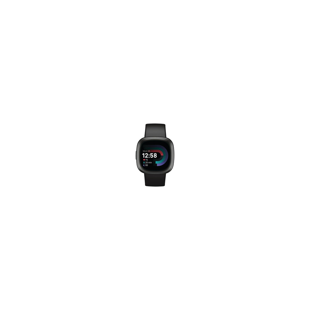 Fitbit Versa 4 Fitness Smartwatch with Daily Readiness, GPS, 24/7 Heart Rate, 40+ Exercise Modes, Sleep Tracking and more, Black/Graphite, One Size (S & L Bands Included) - image 1