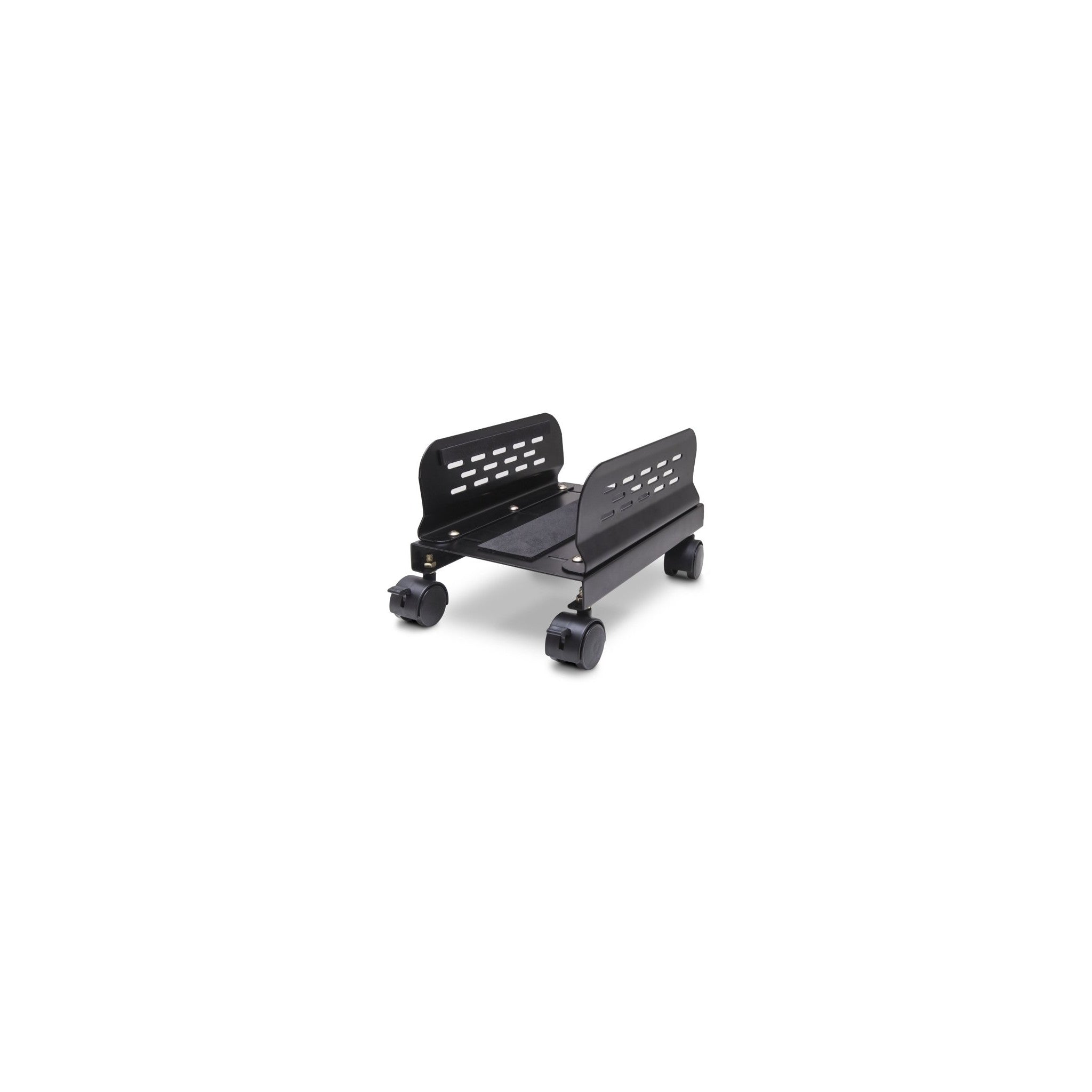 Slim Computer PC or UPS Metal Floor Stand with Adjustable Width and Locking Caster Wheels - image 2