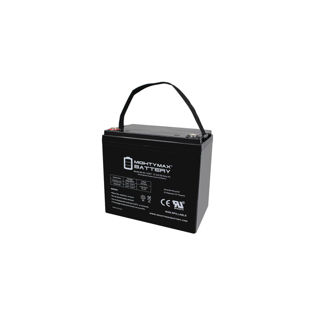 Mighty Max Battery ML8-12 - 12 Volt 8 AH, F1 Terminal, Rechargeable SLA AGM Battery - image 3