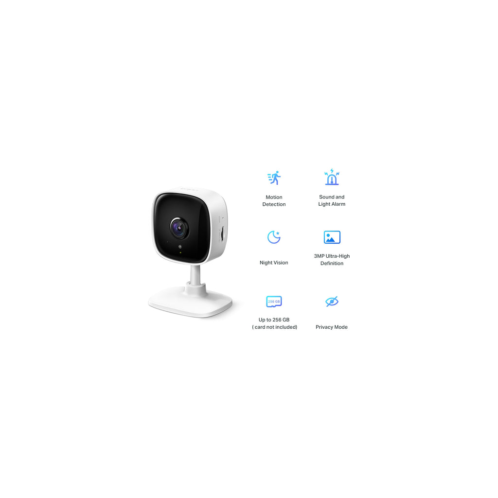 TP-Link Tapo 2K Indoor Security Camera for Baby Monitor, Dog Camera w/Motion Detection, 2-Way Audio Siren, Night Vision, Cloud & SD Card Storage(Up to 256 GB), Works w/Alexa & Google Home(Tapo C110) - image 2