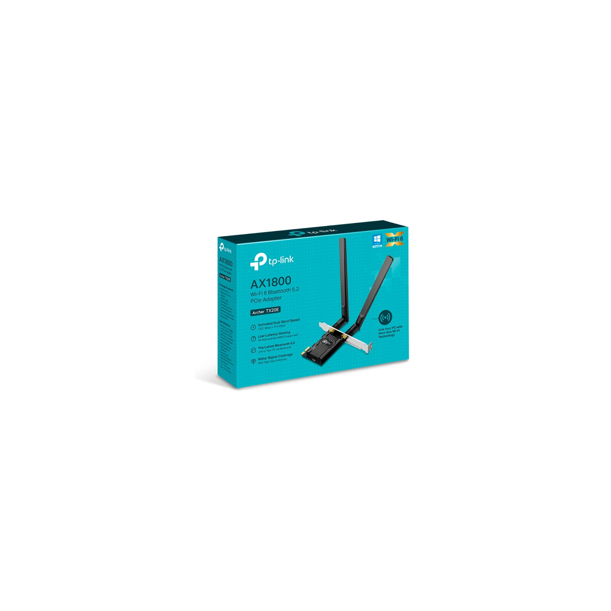 TP-Link AX1800 WiFi 6 USB Adapter for Desktop PC (Archer TX21UH) Wireless Network Adapter with 2.4GHz, 5GHz, MU-MIMO, OFDMA, High Gain Dual Band 5dBi Antenna, WPA3, Supports Windows 11/10 - image 2