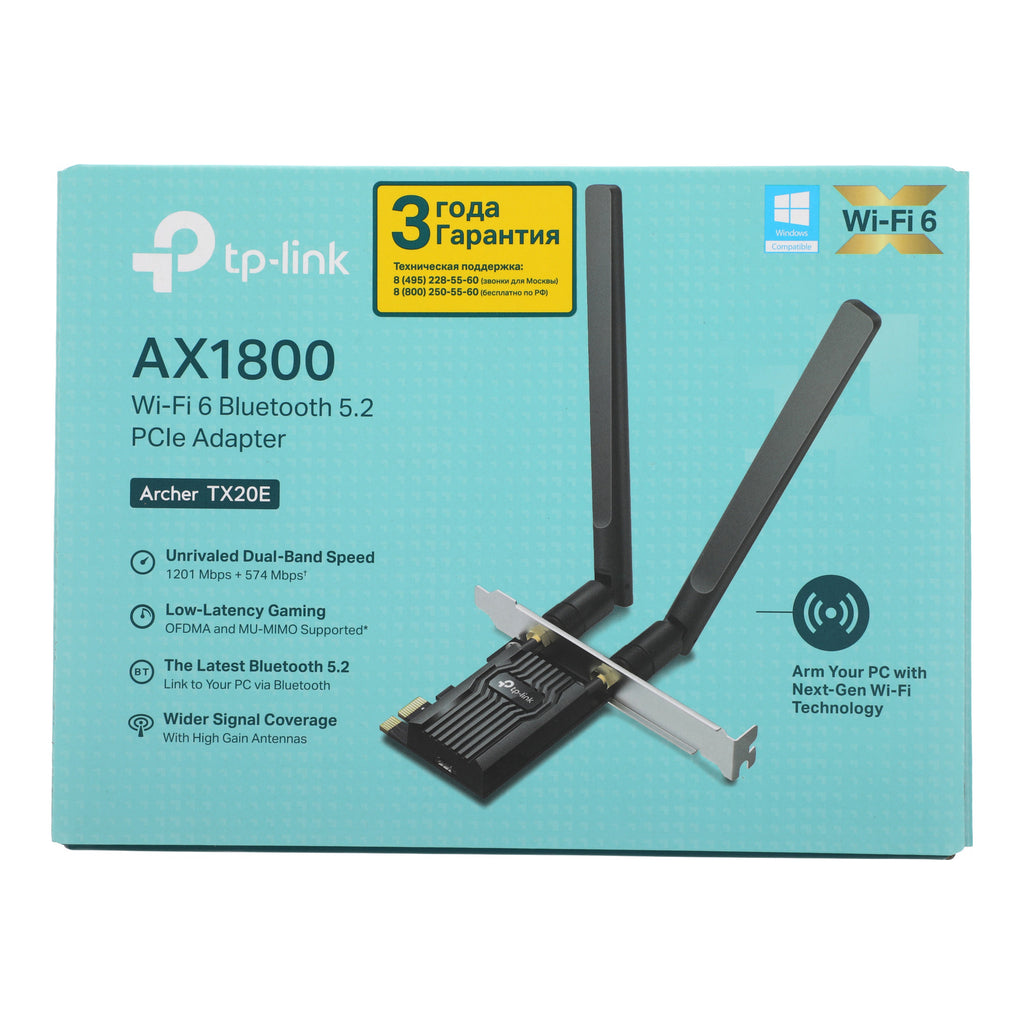 TP-Link AX1800 WiFi 6 USB Adapter for Desktop PC (Archer TX21UH) Wireless Network Adapter with 2.4GHz, 5GHz, MU-MIMO, OFDMA, High Gain Dual Band 5dBi Antenna, WPA3, Supports Windows 11/10 - image 3