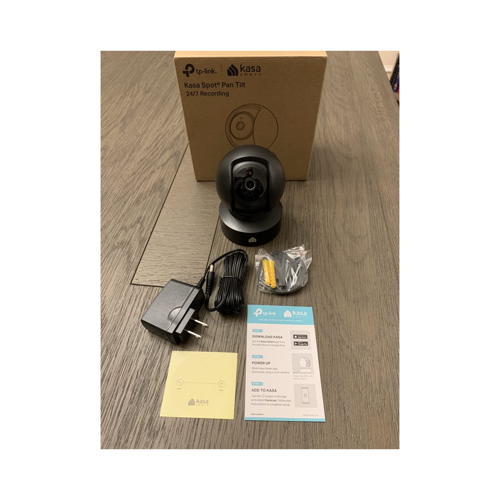 Kasa Smart Indoor Pan-Tilt Home Security Camera, 1080p HD Dog Camera w/Night Vision, Motion Detection for Baby & Pet Monitor, Cloud & SD Card Storage, Works w/ Alexa & Google Home, 2.4G WiFi (EC71) - image 1