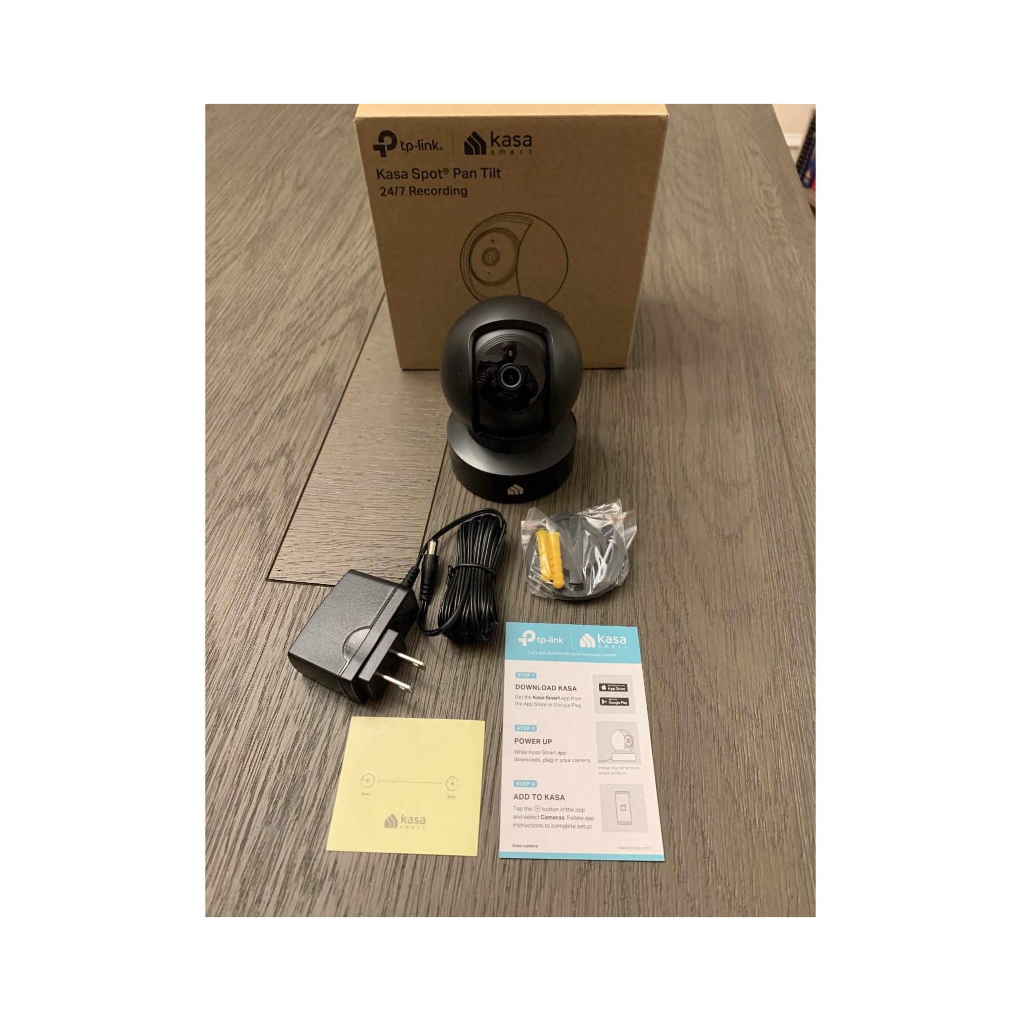 Kasa Smart Indoor Pan-Tilt Home Security Camera, 1080p HD Dog Camera w/Night Vision, Motion Detection for Baby & Pet Monitor, Cloud & SD Card Storage, Works w/ Alexa & Google Home, 2.4G WiFi (EC71) - image 1