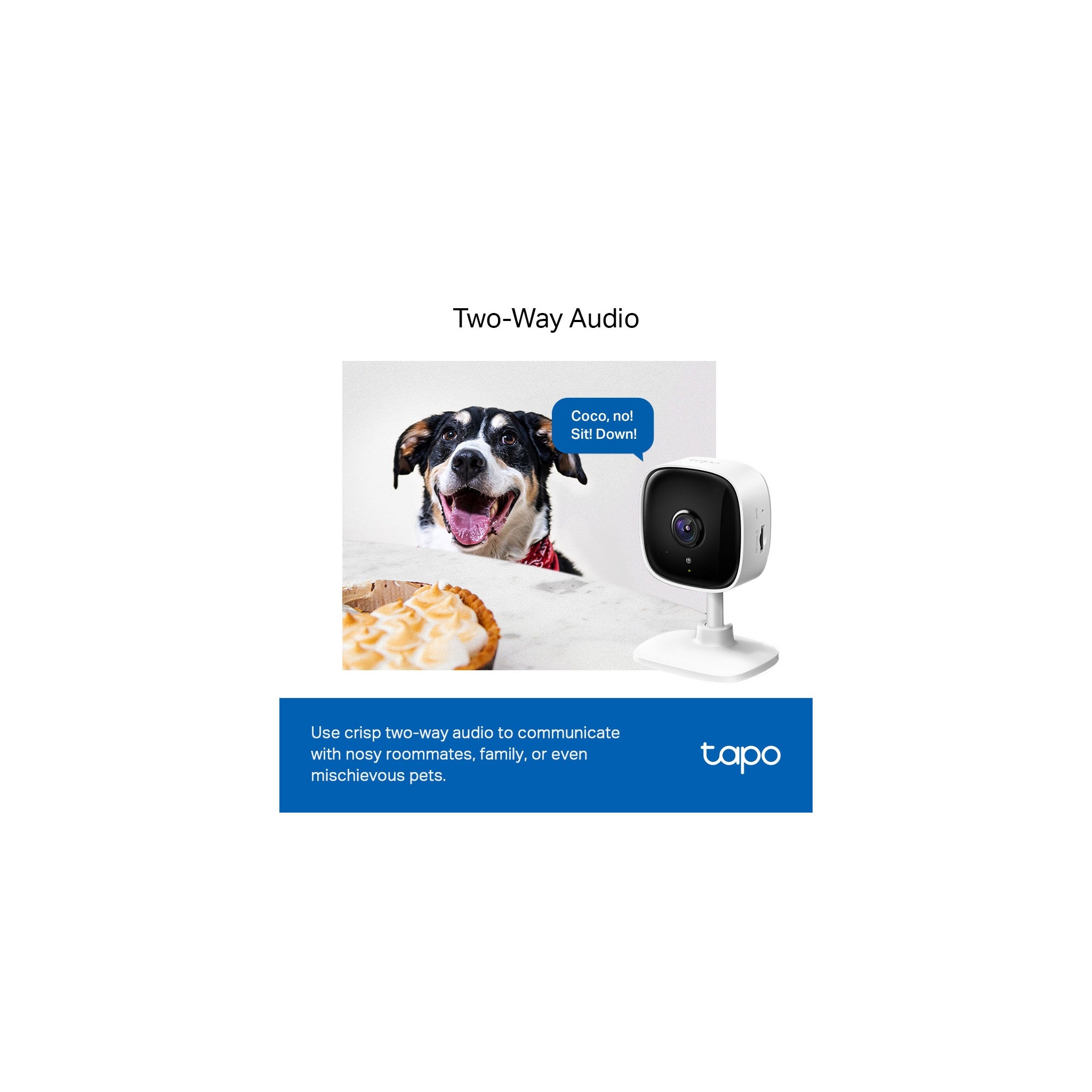TP-Link Tapo 2K Security Camera for Baby Monitor, Dog Camera w/Motion Detection, 2-Way Audio Siren, Night Vision, Cloud & SD Card Storage, Works w/Alexa & Google Home, 4-Pack (Tapo C110P4) - image 3