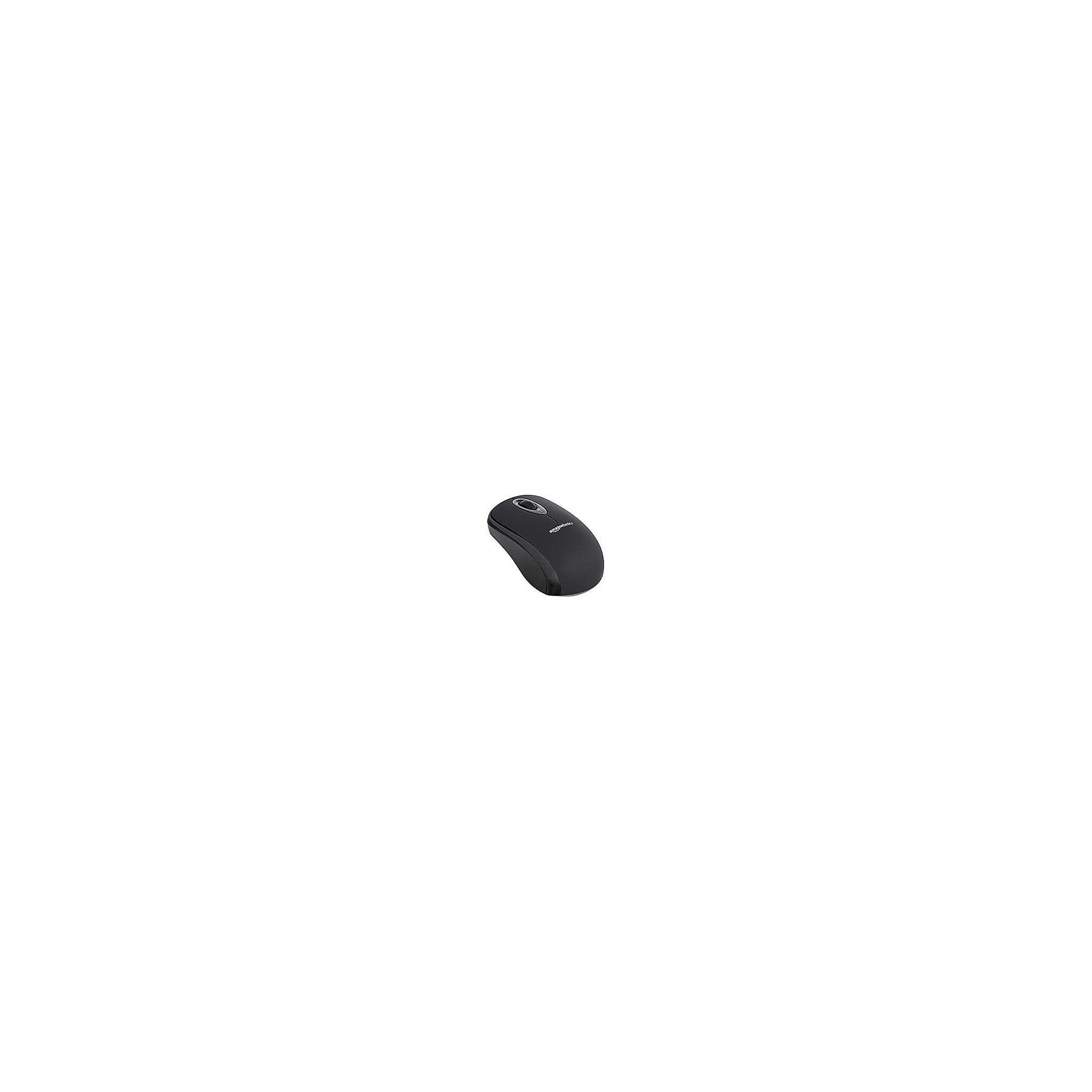 Amazon Basics 2.4 Ghz Wireless Optical Computer Mouse with USB Nano Receiver, Black - image 3