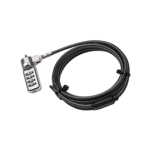 Amazon Basics Combination, 6-Foot Carbon Steel Cable Lock for Laptop, PC, Monitors, Projectors, Docks - image 1