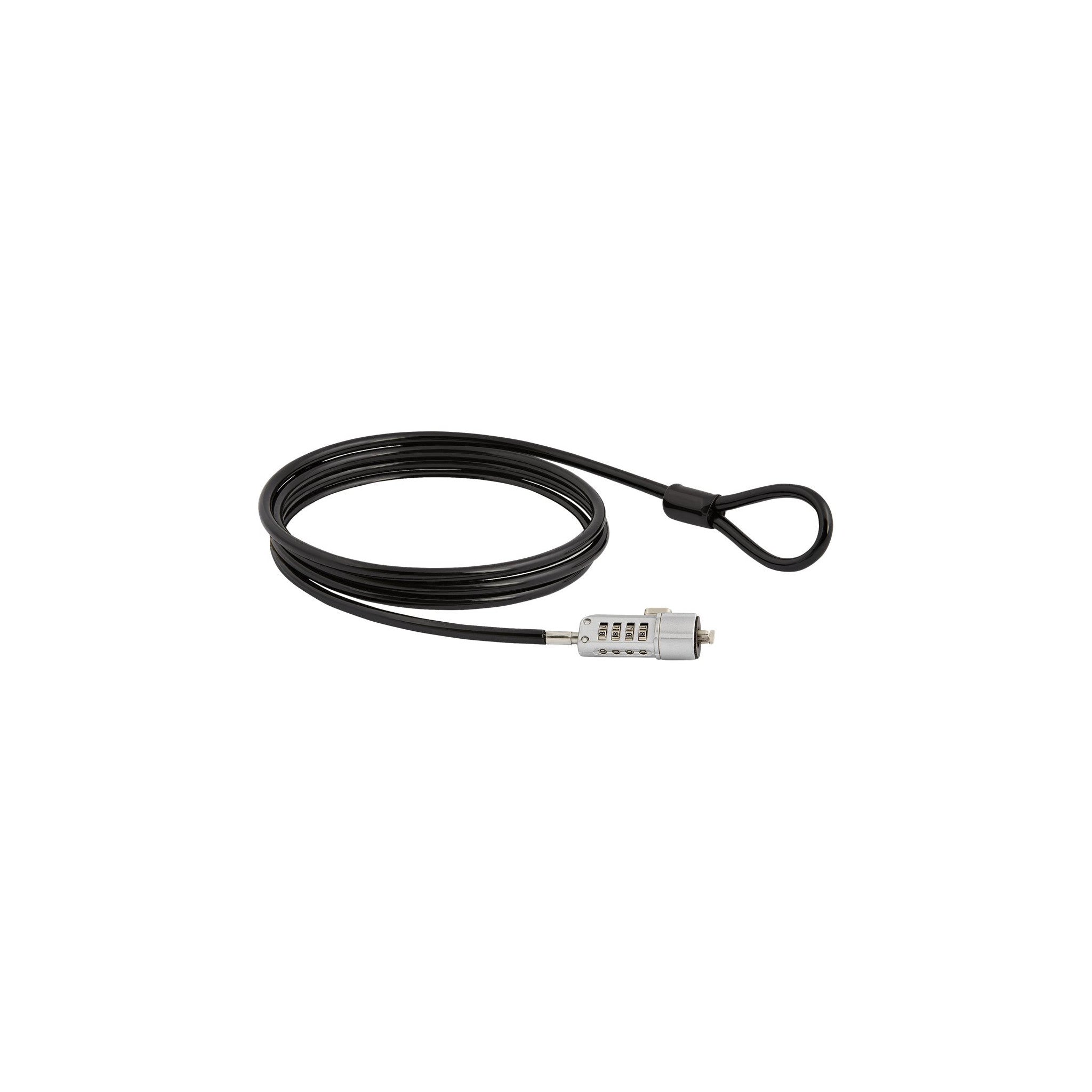 Amazon Basics Combination, 6-Foot Carbon Steel Cable Lock for Laptop, PC, Monitors, Projectors, Docks - image 3