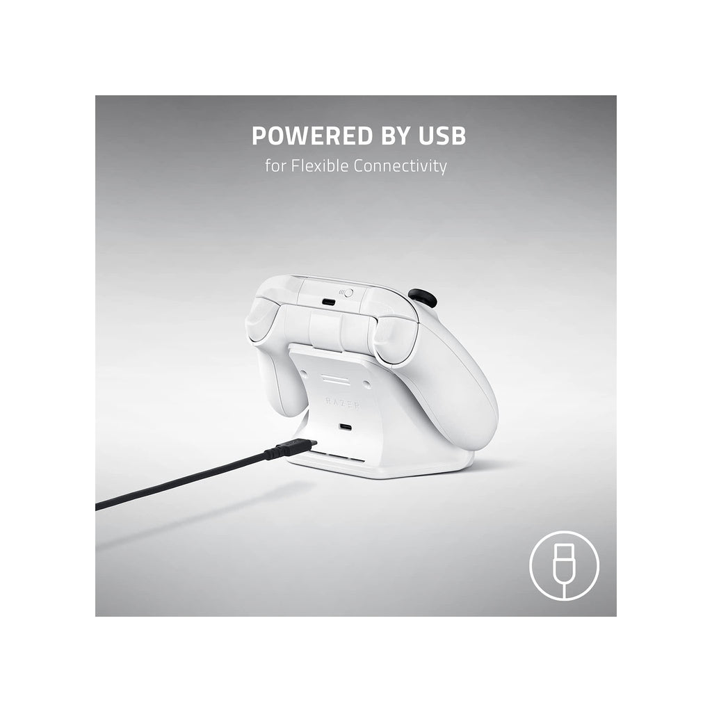 Razer Universal Quick Charging Stand for Xbox Series X|S: Magnetic Secure Charging - Perfectly Matches Xbox Wireless Controllers - USB Powered - Lunar Shift (Controller Sold Separately) - image 2